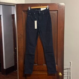 High-Rise Yoga Jeans in Deep Indigo